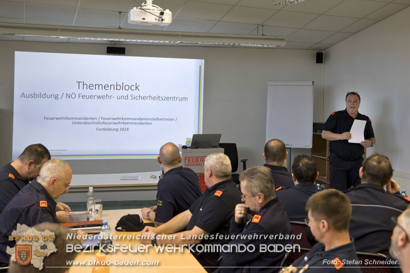 20240224 Feuerwehrkommandanten-Fortbildung in Oberwaltersdorf   Foto: Stefan Schneider BFKDO BADEN