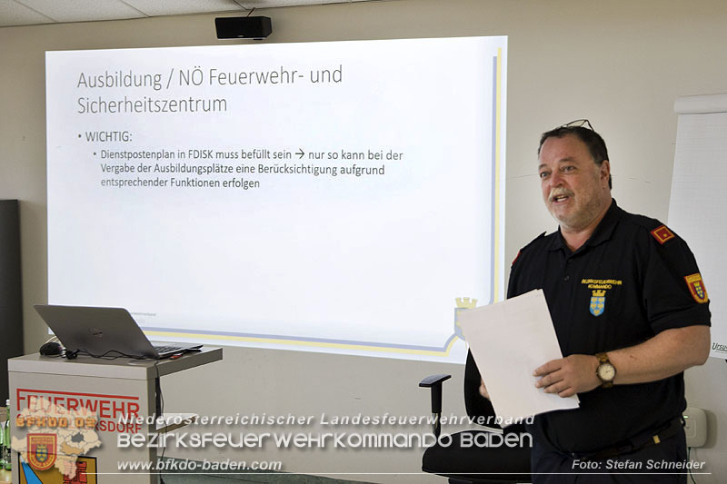 20240224 Feuerwehrkommandanten-Fortbildung in Oberwaltersdorf   Foto: Stefan Schneider BFKDO BADEN