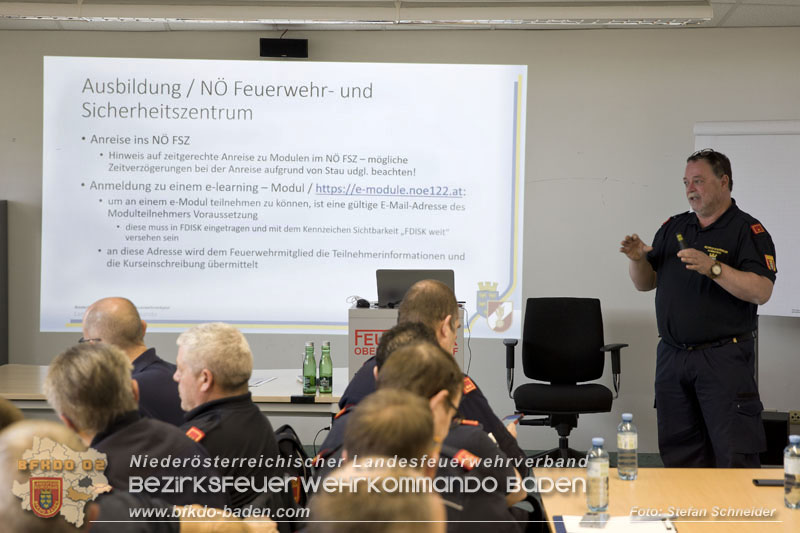 20240224 Feuerwehrkommandanten-Fortbildung in Oberwaltersdorf   Foto: Stefan Schneider BFKDO BADEN