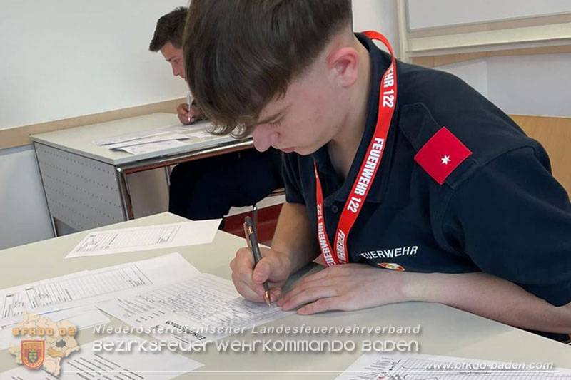 24. Bewerb um das NÖ Feuerwehr-Funkleistungsabzeichen 2024 - Teilnehmer aus dem Bezirk BADEN
