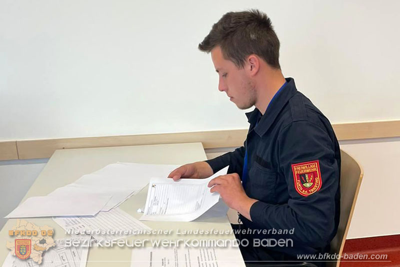 24. Bewerb um das NÖ Feuerwehr-Funkleistungsabzeichen 2024 - Teilnehmer aus dem Bezirk BADEN