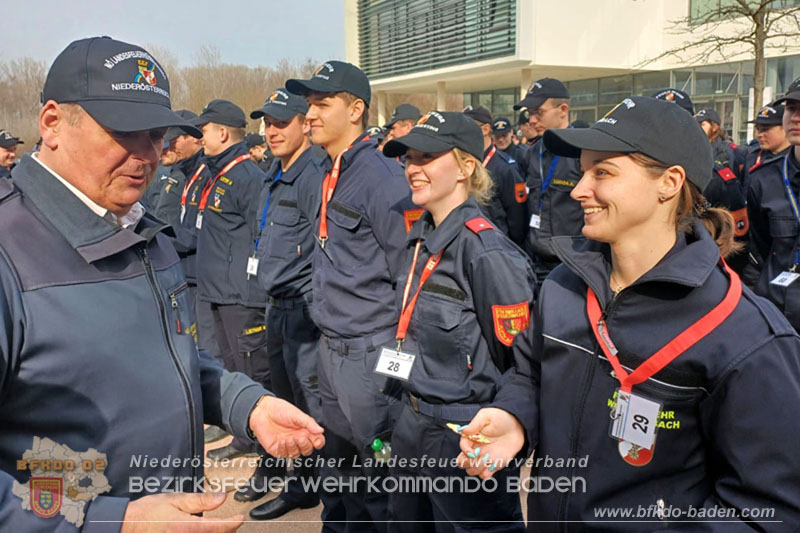 24. Bewerb um das NÖ Feuerwehr-Funkleistungsabzeichen 2024 - Teilnehmer aus dem Bezirk BADEN