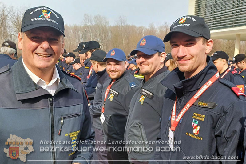 24. Bewerb um das NÖ Feuerwehr-Funkleistungsabzeichen 2024 - Teilnehmer aus dem Bezirk BADEN