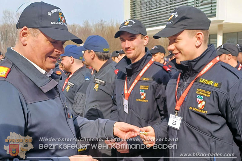 24. Bewerb um das NÖ Feuerwehr-Funkleistungsabzeichen 2024 - Teilnehmer aus dem Bezirk BADEN