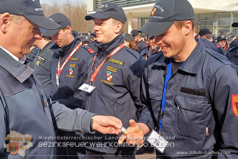 24. Bewerb um das NÖ Feuerwehr-Funkleistungsabzeichen 2024 - Teilnehmer aus dem Bezirk BADEN