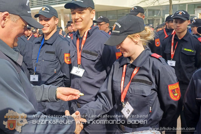 24. Bewerb um das NÖ Feuerwehr-Funkleistungsabzeichen 2024 - Teilnehmer aus dem Bezirk BADEN