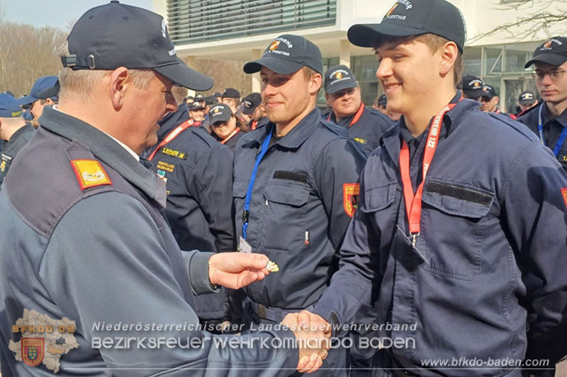 24. Bewerb um das NÖ Feuerwehr-Funkleistungsabzeichen 2024 - Teilnehmer aus dem Bezirk BADEN