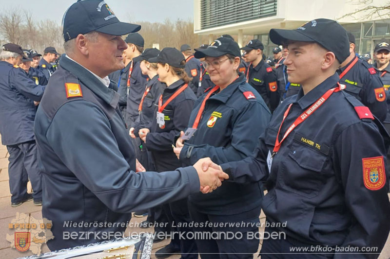 24. Bewerb um das NÖ Feuerwehr-Funkleistungsabzeichen 2024 - Teilnehmer aus dem Bezirk BADEN