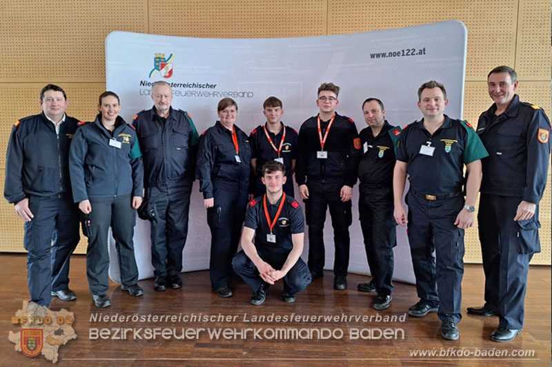 24. Bewerb um das NÖ Feuerwehr-Funkleistungsabzeichen 2024 - Teilnehmer aus dem Bezirk BADEN