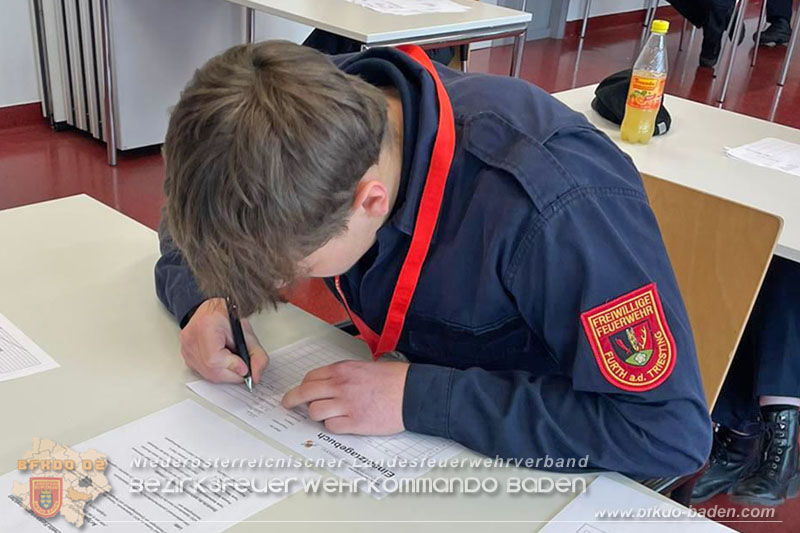 24. Bewerb um das NÖ Feuerwehr-Funkleistungsabzeichen 2024 - Teilnehmer aus dem Bezirk BADEN