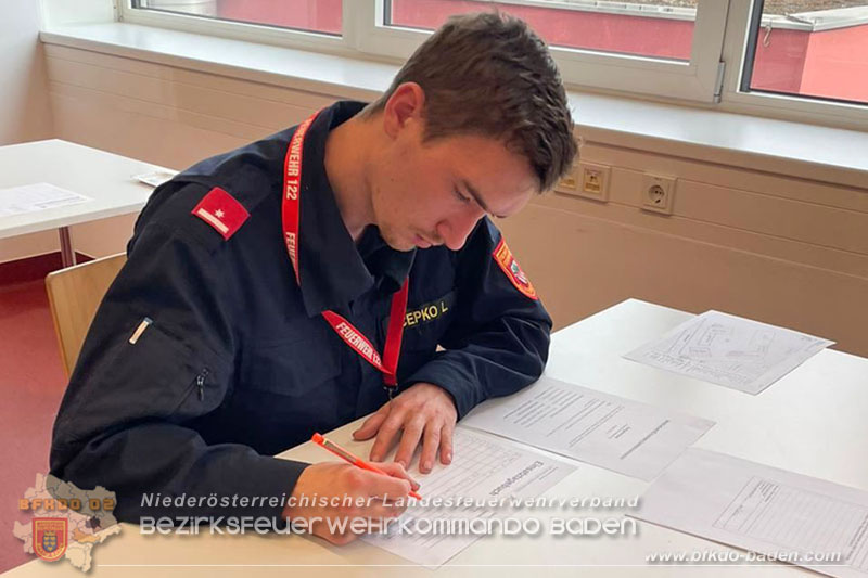 24. Bewerb um das NÖ Feuerwehr-Funkleistungsabzeichen 2024 - Teilnehmer aus dem Bezirk BADEN