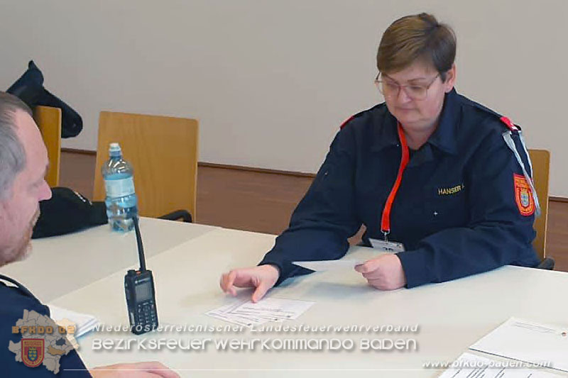 24. Bewerb um das NÖ Feuerwehr-Funkleistungsabzeichen 2024 - Teilnehmer aus dem Bezirk BADEN