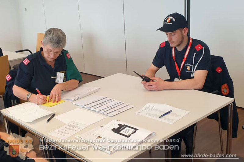 24. Bewerb um das NÖ Feuerwehr-Funkleistungsabzeichen 2024 - Teilnehmer aus dem Bezirk BADEN