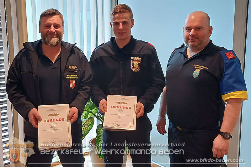 24. Bewerb um das NÖ Feuerwehr-Funkleistungsabzeichen 2024 - Teilnehmer aus dem Bezirk BADEN