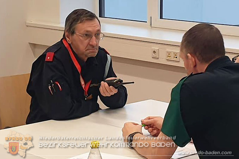 24. Bewerb um das NÖ Feuerwehr-Funkleistungsabzeichen 2024 - Teilnehmer aus dem Bezirk BADEN