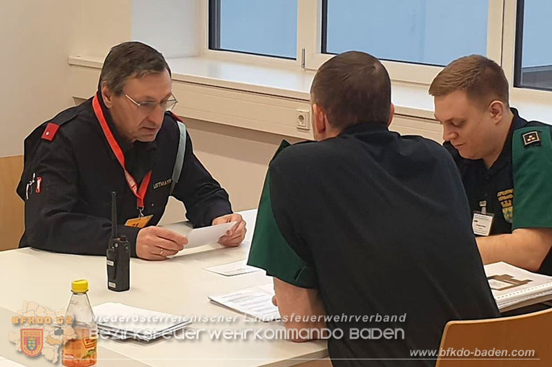 24. Bewerb um das NÖ Feuerwehr-Funkleistungsabzeichen 2024 - Teilnehmer aus dem Bezirk BADEN