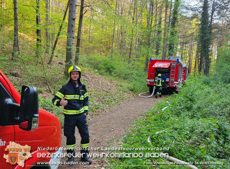 20240413 Zweite Übung der Waldbrandgruppe Abschnitt Pottenstein  Foto: Michael Zehetner / Freiwillige Feuerwehr St.Veit a.d.Triesting