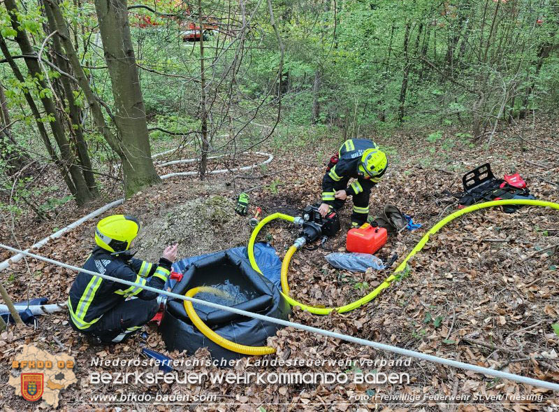 20240413 Zweite Übung der Waldbrandgruppe Abschnitt Pottenstein  Foto: Michael Zehetner / Freiwillige Feuerwehr St.Veit a.d.Triesting
