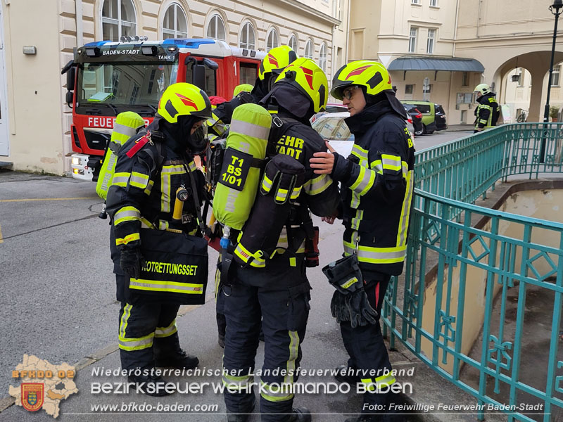 20240417_Abschnittsübung - Erdbeben löst Brand im Badener Stadttheater aus  Foto: Fritz Beichbuchner FF Baden-Stadt