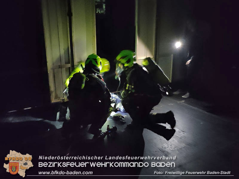 20240417_Abschnittsübung - Erdbeben löst Brand im Badener Stadttheater aus  Foto: Fritz Beichbuchner FF Baden-Stadt