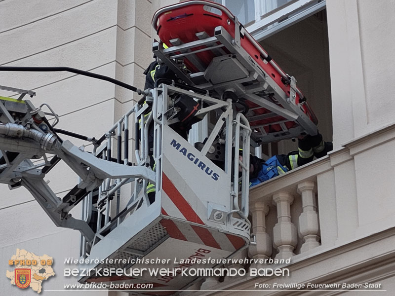 20240417_Abschnittsübung - Erdbeben löst Brand im Badener Stadttheater aus  Foto: Fritz Beichbuchner FF Baden-Stadt