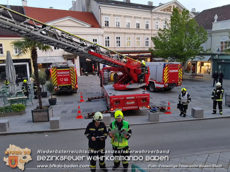 20240417_Abschnittsübung - Erdbeben löst Brand im Badener Stadttheater aus  Foto: Fritz Beichbuchner FF Baden-Stadt