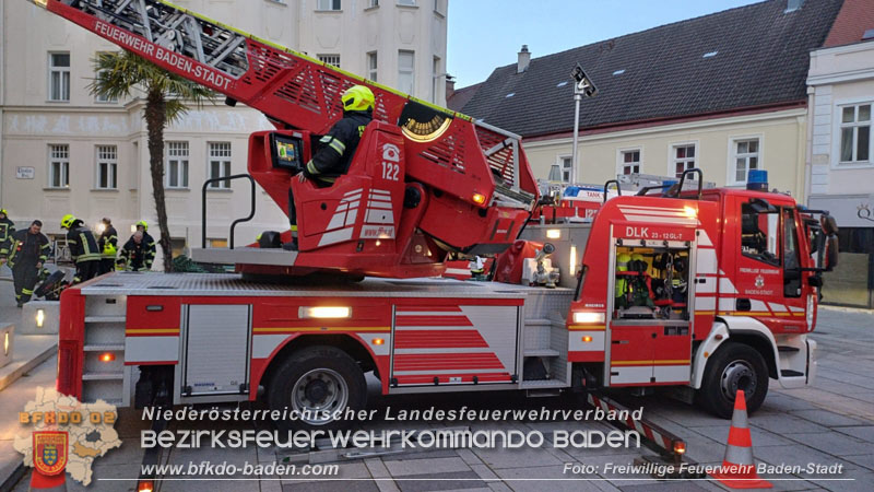 20240417_Abschnittsübung - Erdbeben löst Brand im Badener Stadttheater aus  Foto: Roman Wöhrer FF Baden-Stadt
