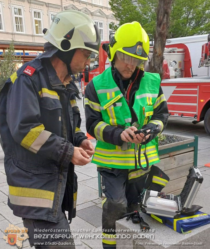 20240417_Abschnittsübung - Erdbeben löst Brand im Badener Stadttheater aus  Foto: Roman Wöhrer FF Baden-Stadt