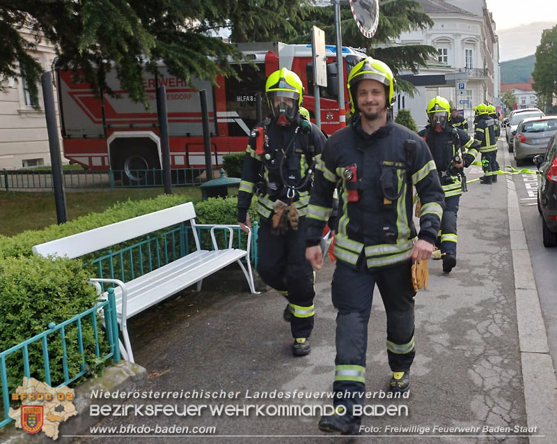 20240417_Abschnittsübung - Erdbeben löst Brand im Badener Stadttheater aus  Foto: Roman Wöhrer FF Baden-Stadt