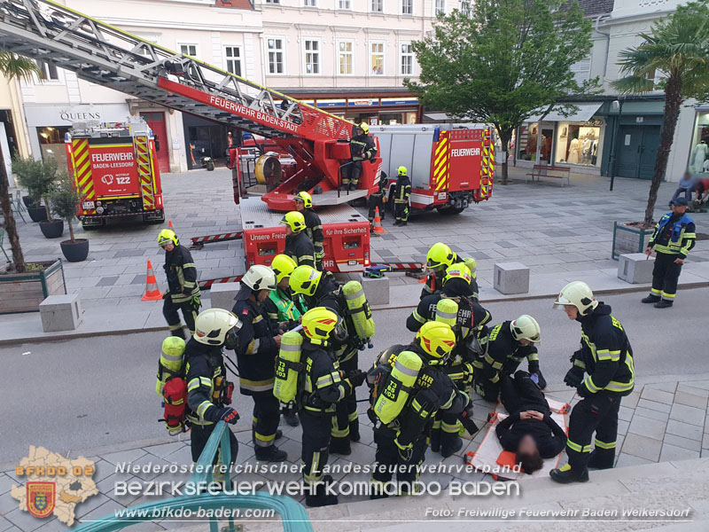 20240417_Abschnittsübung - Erdbeben löst Brand im Badener Stadttheater aus  Foto: DI Markus Cazaker FF Baden Weikersdorf