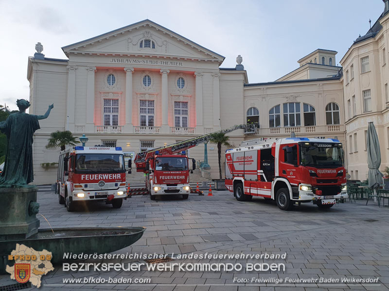 20240417_Abschnittsübung - Erdbeben löst Brand im Badener Stadttheater aus  Foto: DI Markus Cazaker FF Baden Weikersdorf