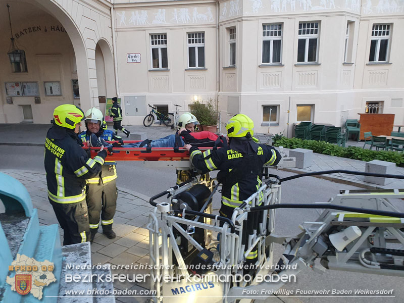 20240417_Abschnittsübung - Erdbeben löst Brand im Badener Stadttheater aus  Foto: DI Markus Cazaker FF Baden Weikersdorf