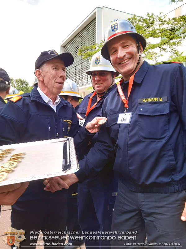 20240511_Die erfolgreichen Teilnehmer des FLA GOLD aus dem Bezirk Baden Foto: Rudolf Wandl BFKDO BADEN