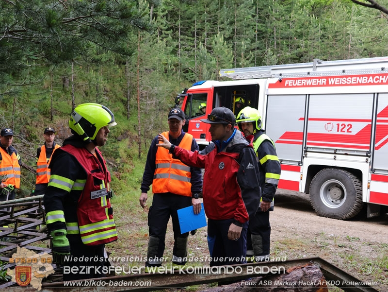 20240601 Abschnittsübung Waldbrand" 2024 in Furth-Pottenstein-Weissenbach  Foto: ASB Markus Hackl AFKDO Pottenstein