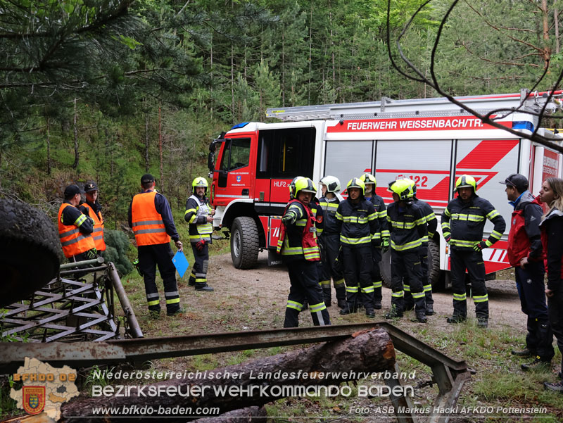 20240601 Abschnittsübung Waldbrand" 2024 in Furth-Pottenstein-Weissenbach  Foto: ASB Markus Hackl AFKDO Pottenstein