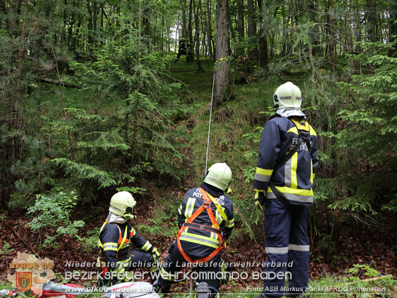 20240601 Abschnittsübung Waldbrand" 2024 in Furth-Pottenstein-Weissenbach  Foto: ASB Markus Hackl AFKDO Pottenstein