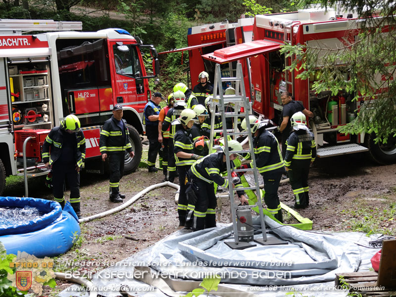 20240601 Abschnittsübung Waldbrand" 2024 in Furth-Pottenstein-Weissenbach  Foto: ASB Markus Hackl AFKDO Pottenstein