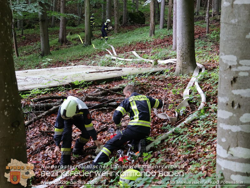 20240601 Abschnittsübung Waldbrand" 2024 in Furth-Pottenstein-Weissenbach  Foto: ASB Markus Hackl AFKDO Pottenstein
