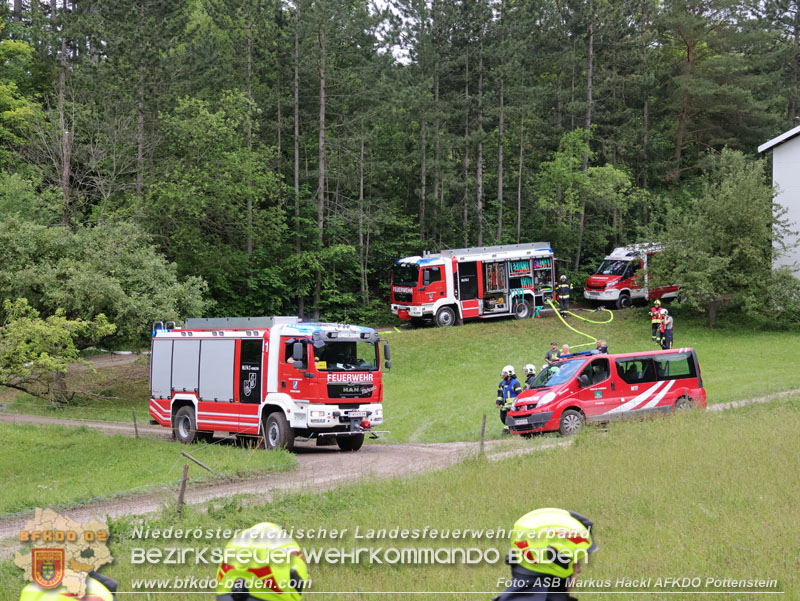 20240601 Abschnittsübung Waldbrand" 2024 in Furth-Pottenstein-Weissenbach  Foto: ASB Markus Hackl AFKDO Pottenstein