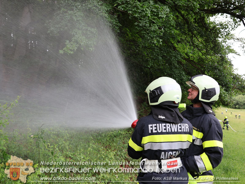 20240601 Abschnittsübung Waldbrand" 2024 in Furth-Pottenstein-Weissenbach  Foto: ASB Markus Hackl AFKDO Pottenstein