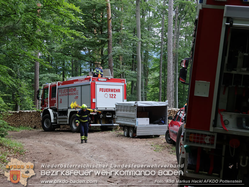 20240601 Abschnittsübung Waldbrand" 2024 in Furth-Pottenstein-Weissenbach  Foto: ASB Markus Hackl AFKDO Pottenstein