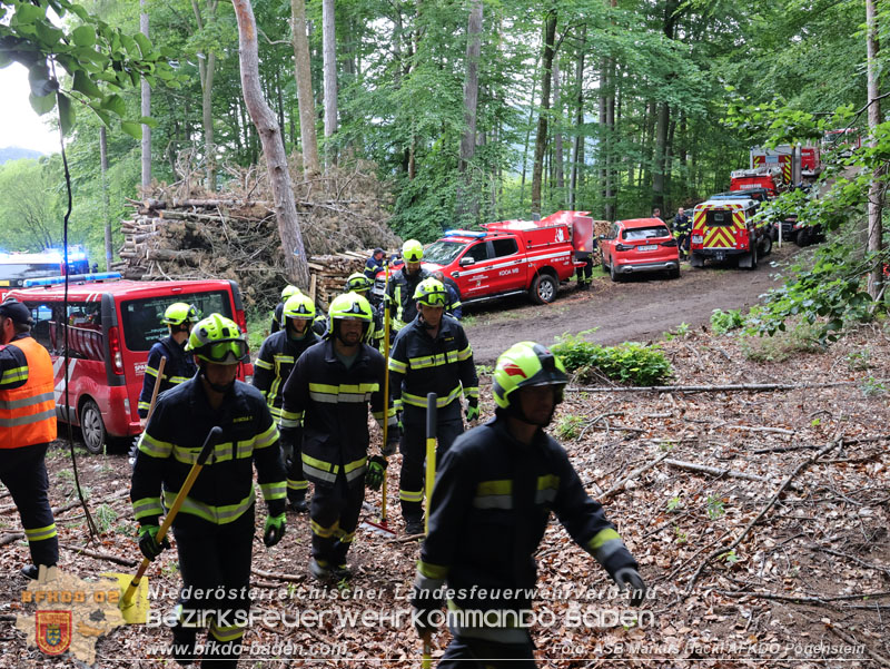 20240601 Abschnittsübung Waldbrand" 2024 in Furth-Pottenstein-Weissenbach  Foto: ASB Markus Hackl AFKDO Pottenstein