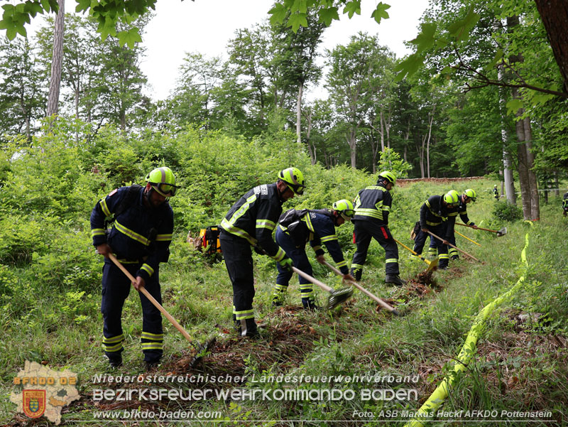 20240601 Abschnittsübung Waldbrand" 2024 in Furth-Pottenstein-Weissenbach  Foto: ASB Markus Hackl AFKDO Pottenstein