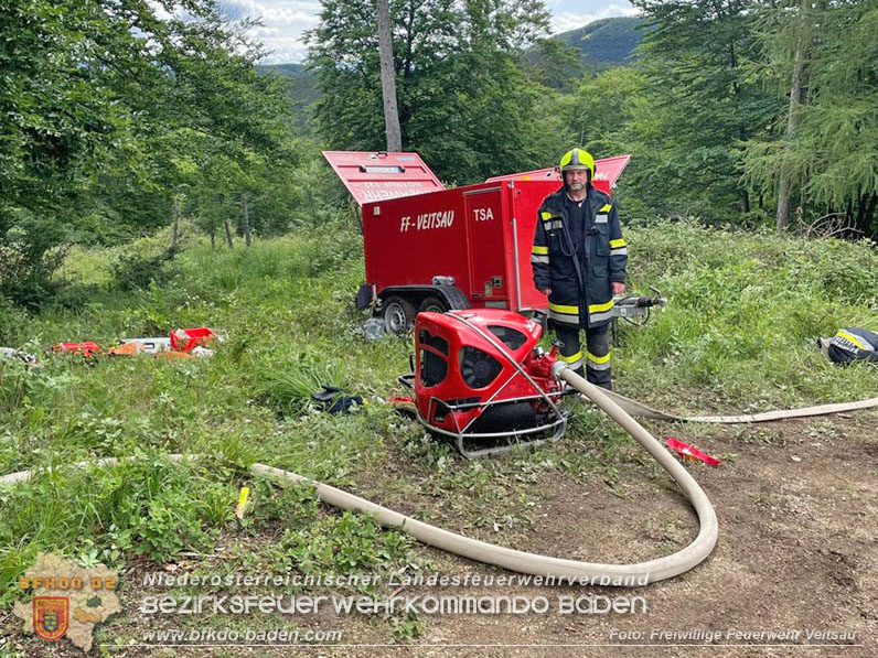 20240601 Abschnittsübung Waldbrand" 2024 in Furth-Pottenstein-Weissenbach  Foto: Freiwillige Feuerwehr Veitsau