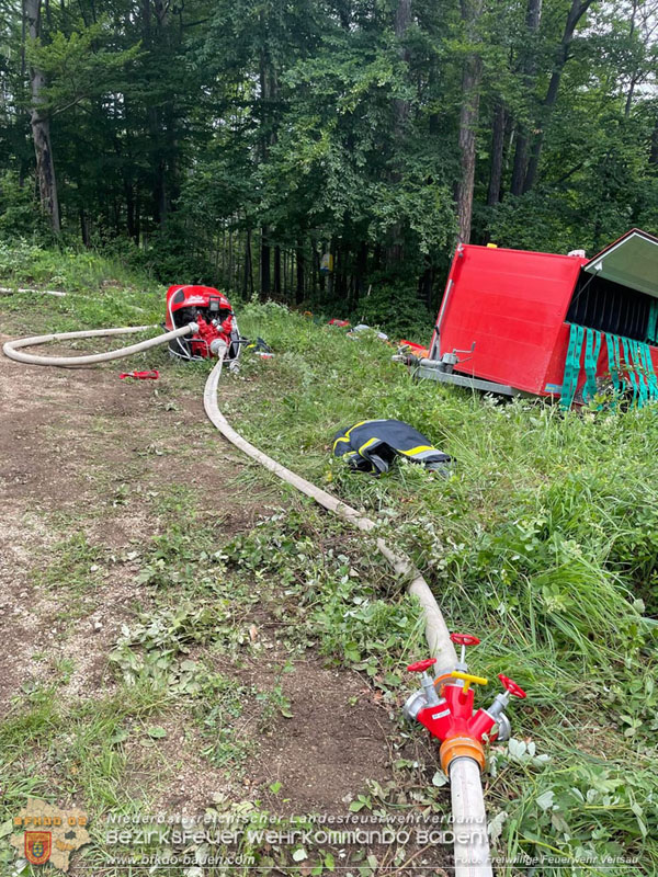20240601 Abschnittsübung Waldbrand" 2024 in Furth-Pottenstein-Weissenbach  Foto: Freiwillige Feuerwehr Veitsau