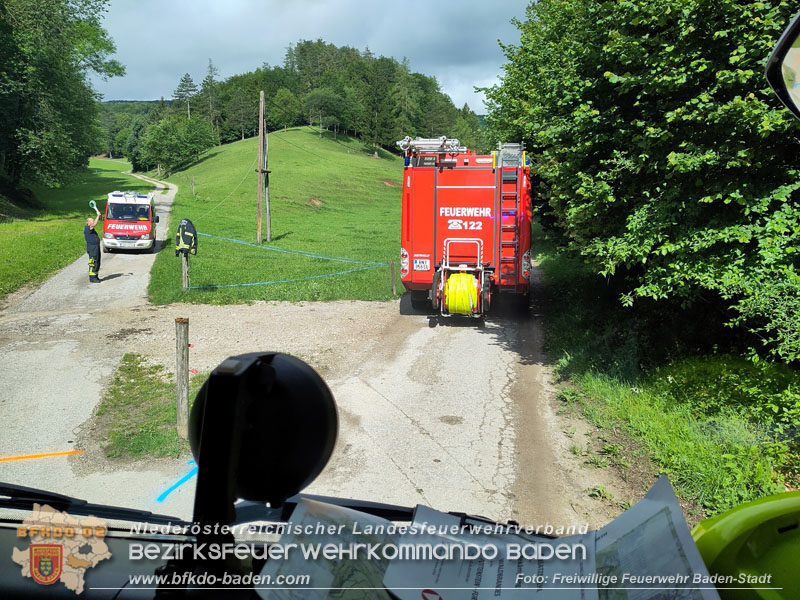 20240601 Abschnittsübung Waldbrand" 2024 in Furth-Pottenstein-Weissenbach  Foto: Fritz Beichbuchner FF Baden-Stadt