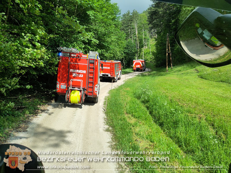 20240601 Abschnittsübung Waldbrand" 2024 in Furth-Pottenstein-Weissenbach  Foto: Fritz Beichbuchner FF Baden-Stadt