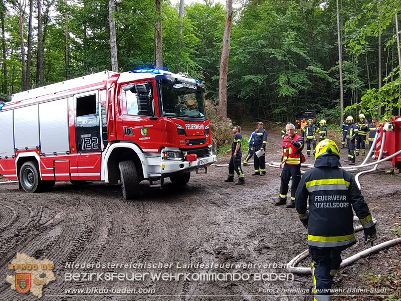 20240601 Abschnittsübung Waldbrand" 2024 in Furth-Pottenstein-Weissenbach  Foto: Fritz Beichbuchner FF Baden-Stadt