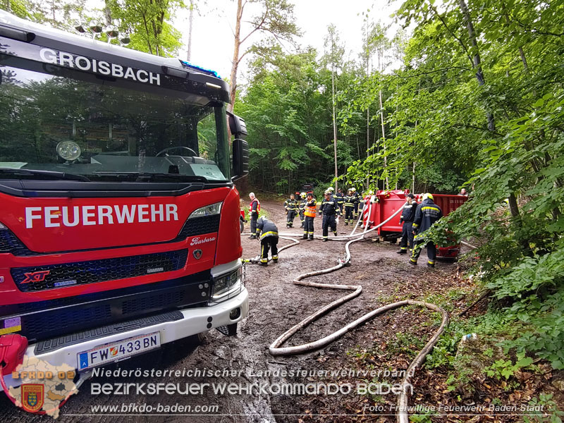 20240601 Abschnittsübung Waldbrand" 2024 in Furth-Pottenstein-Weissenbach  Foto: Fritz Beichbuchner FF Baden-Stadt