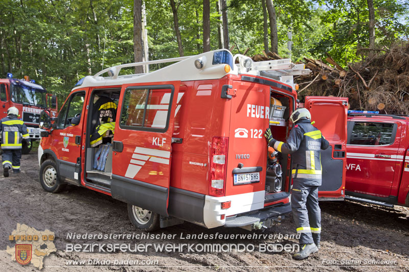 20240601 Abschnittsübung Waldbrand" 2024 in Furth-Pottenstein-Weissenbach Foto: Stefan Schneider S5/BFKDO Baden